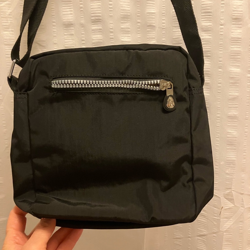 Black Crossbody Purse Bag with Pockets - Picture 2 of 7